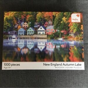 New England Autumn Lake Puzzle, 1,000 pieces
